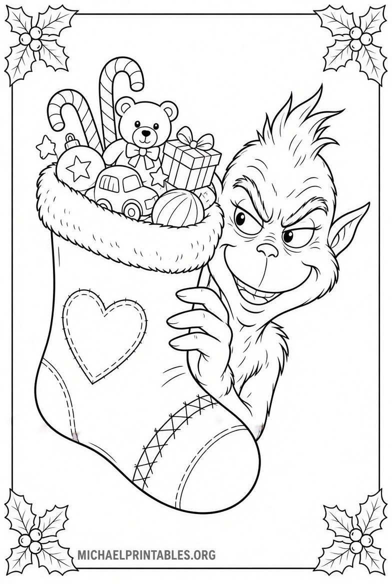 Free Printable Grinch Images for Holiday Fun