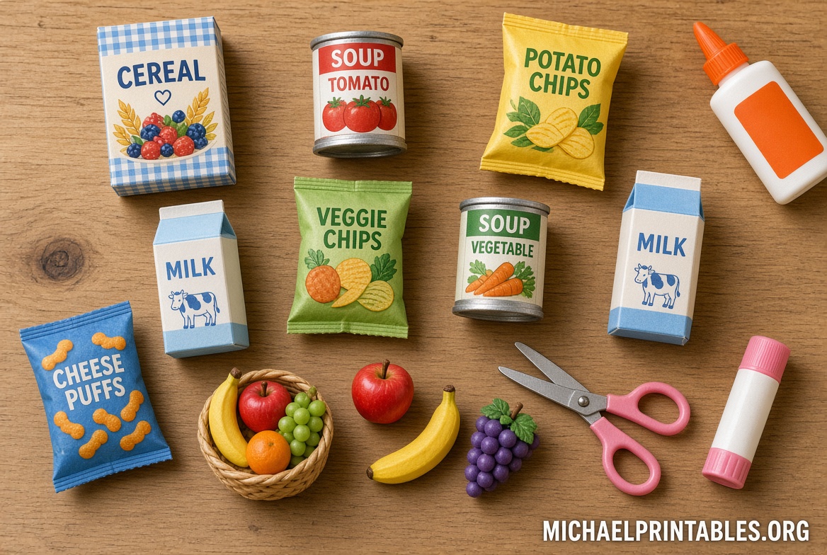 Free Printable Grocery Store Barbie Food Printables