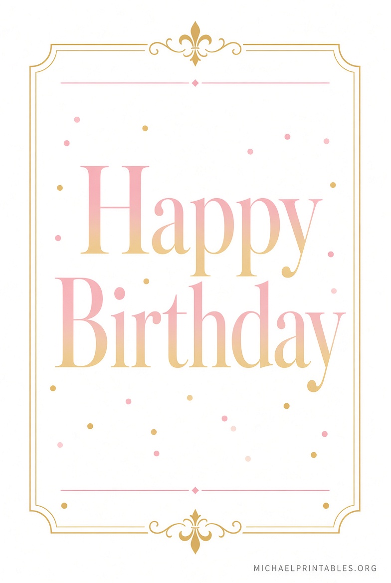 Free Printable Happy Birthday Cake Toppers