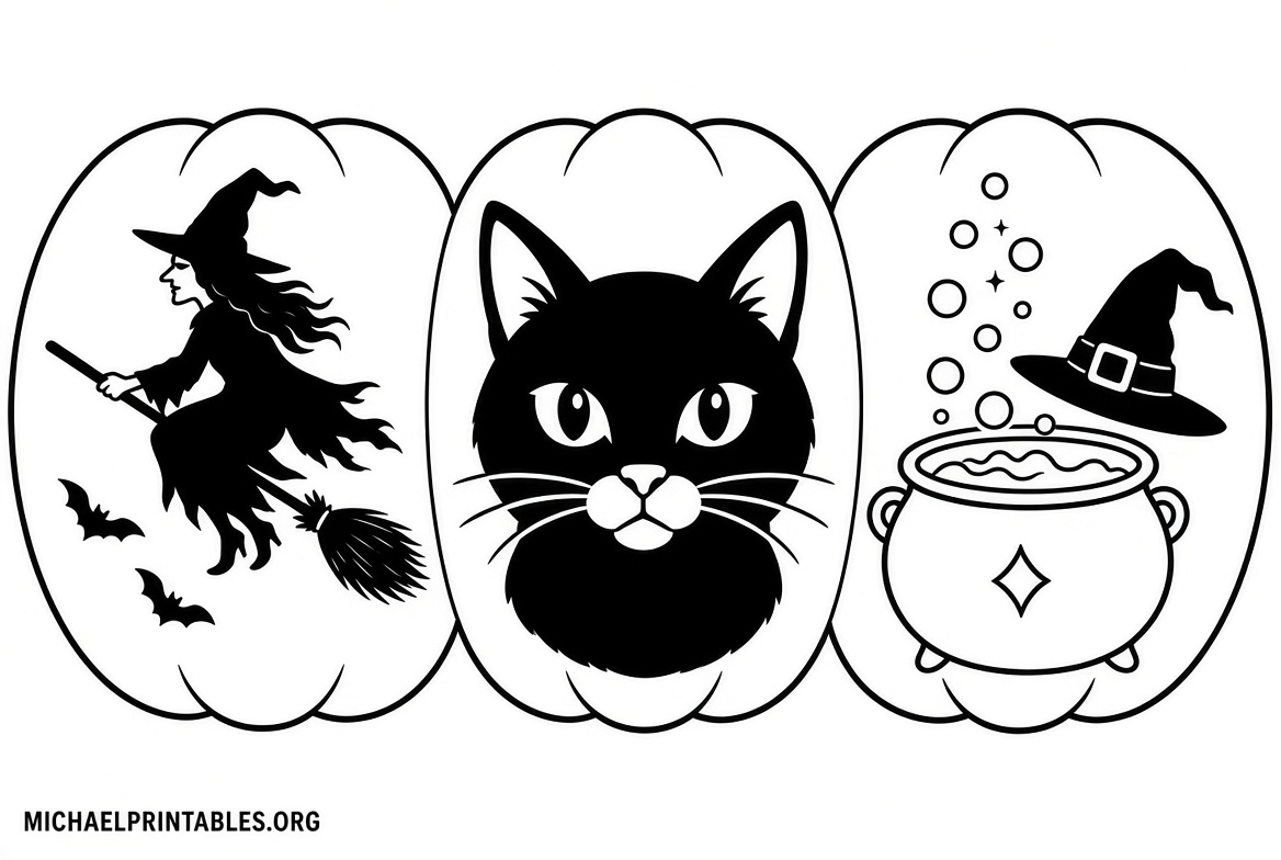 Free Printable Hocus Pocus Pumpkin Carving Stencils