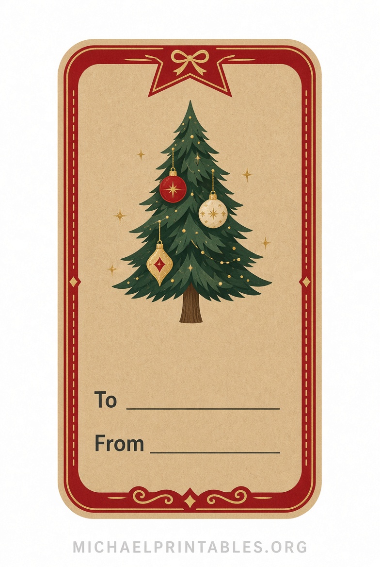 Free Printable Large Christmas Gift Tags