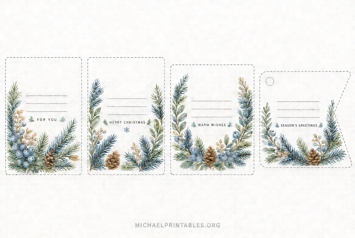 Free Printable Large Christmas Gift Tags