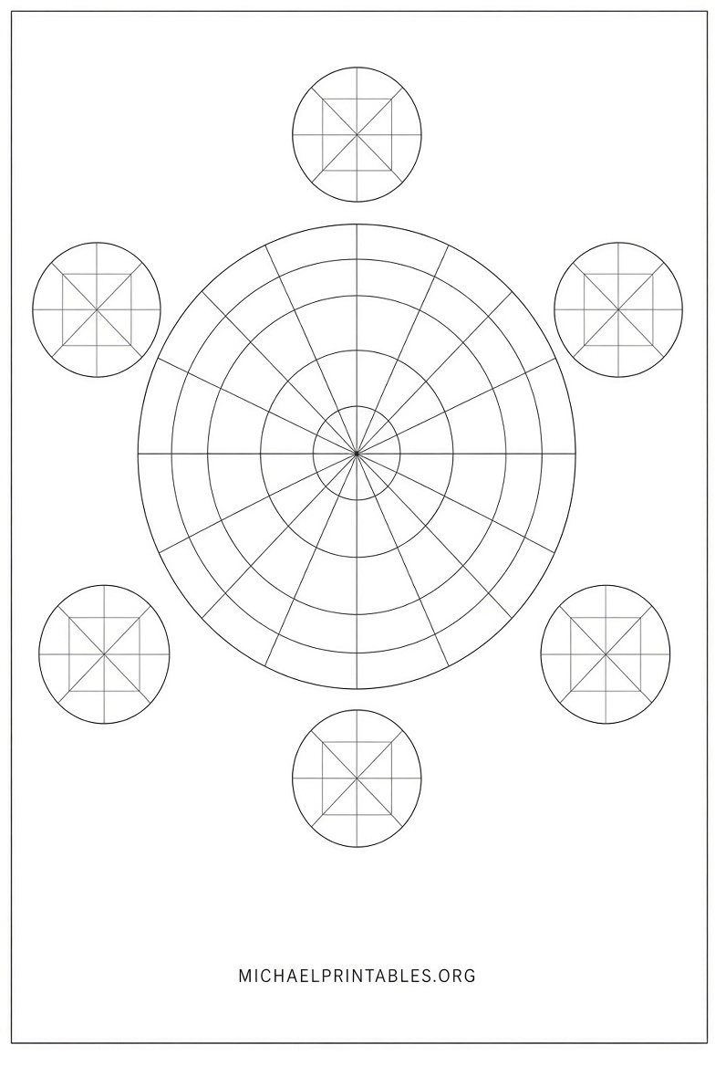 Free Printable Mandala Practice Sheets
