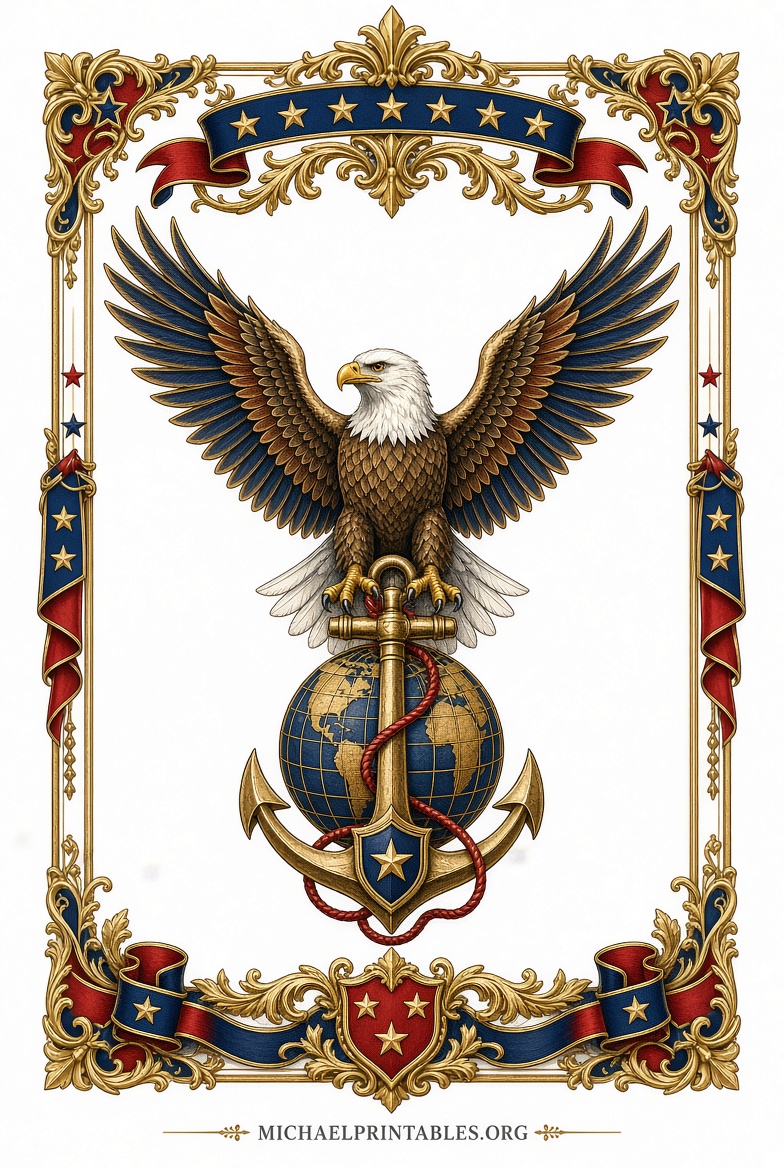Free Printable Marine Corps Emblem Resources