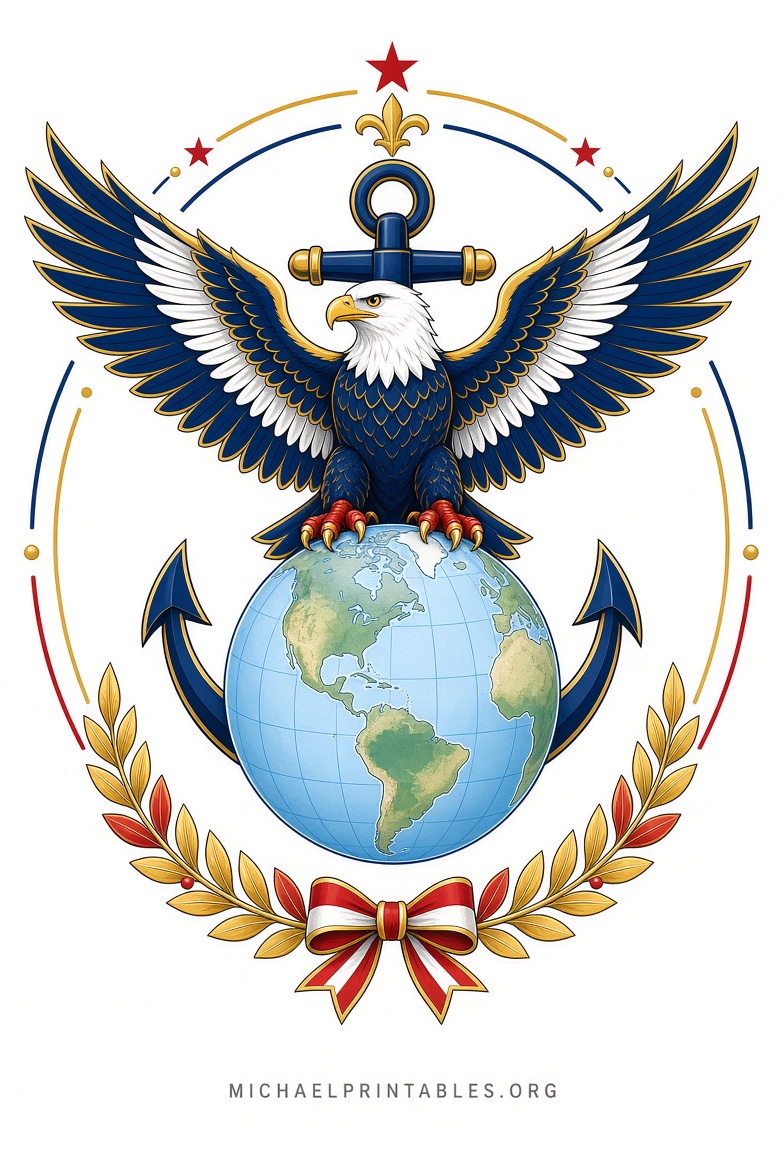 Free Printable Marine Corps Emblem Resources