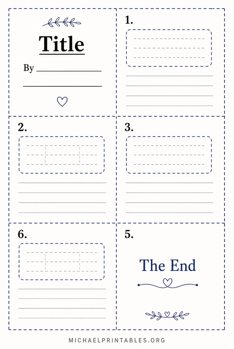 Free Printable Mini Book Template | PDF Guide