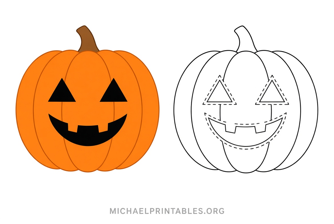 Free Printable Pumpkin Face Templates