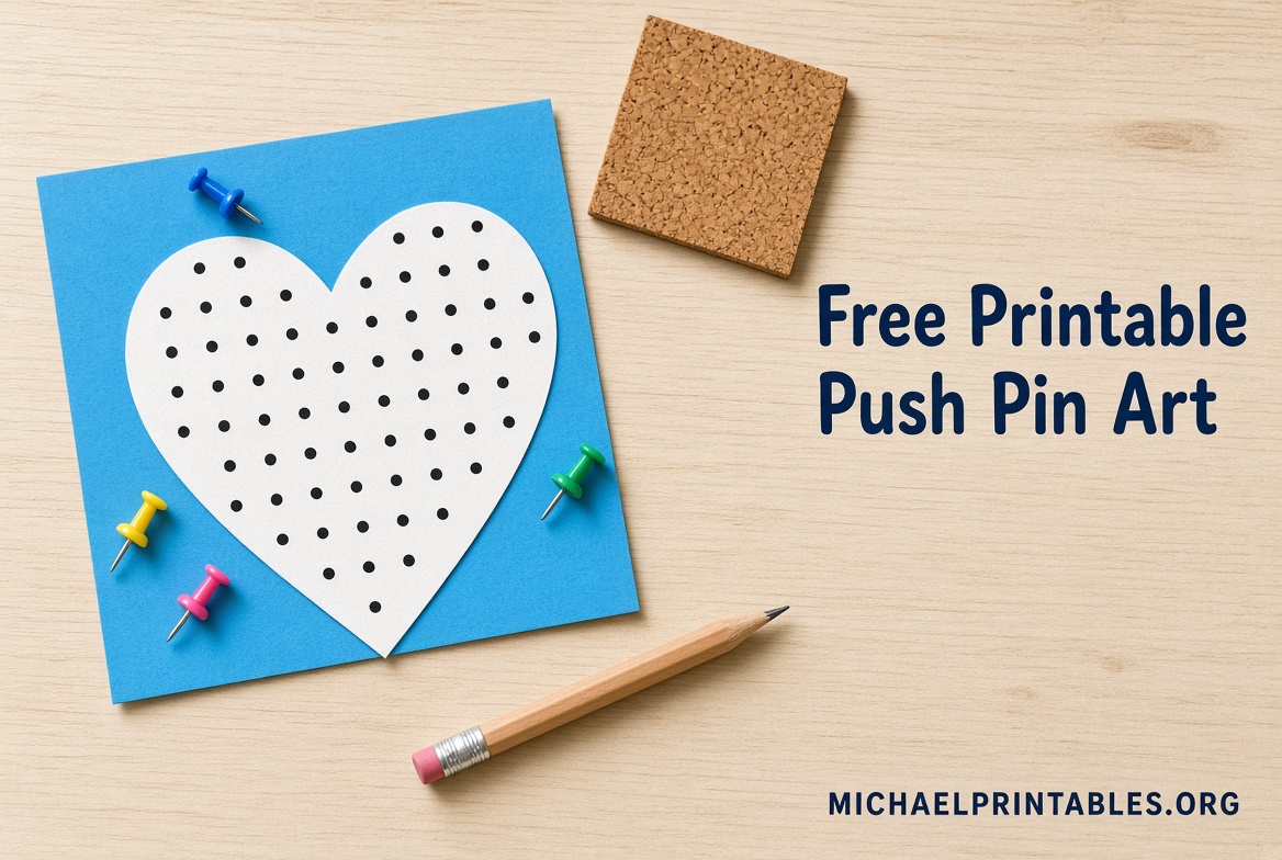 Free Printable Push Pin Art Templates for Kids