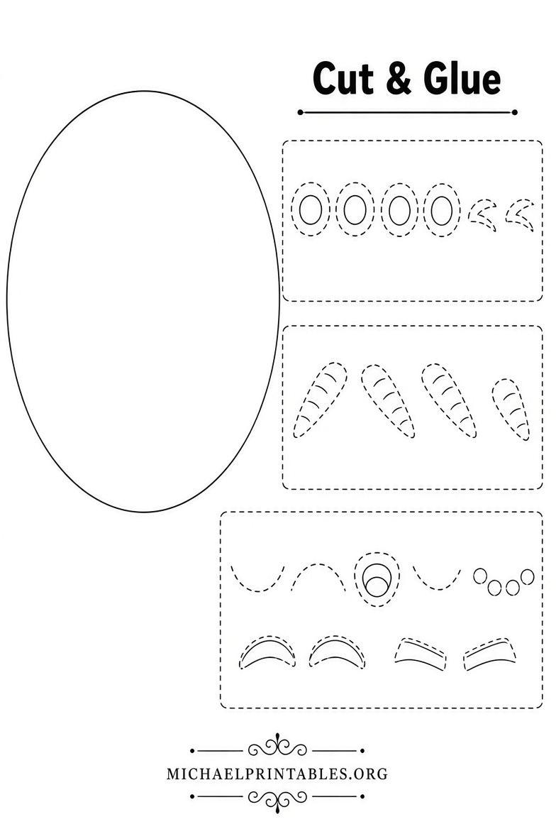 Free Printable Snowman Face Template Guide