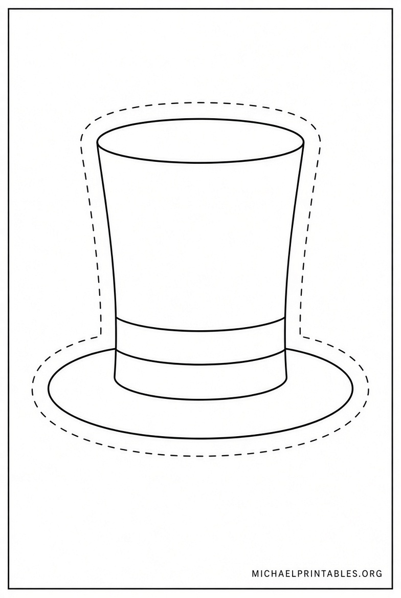 Free Printable Snowman Hat Template