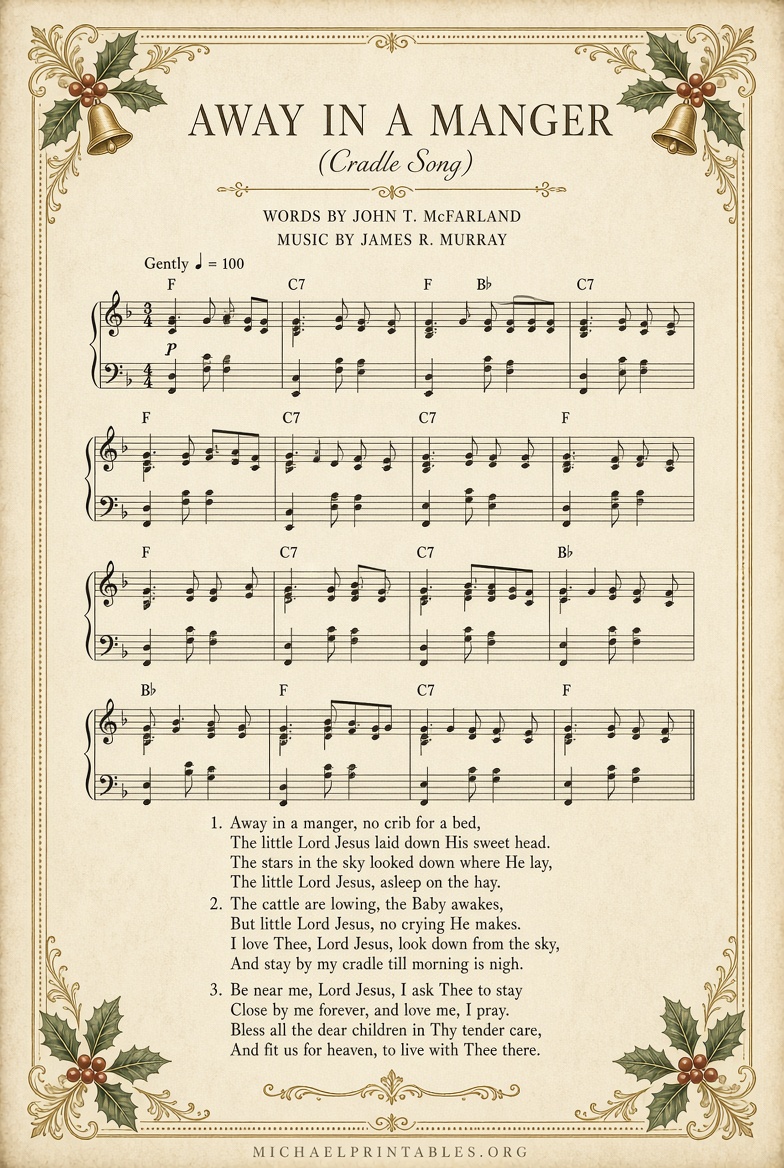 Free Printable Vintage Christmas Sheet Music
