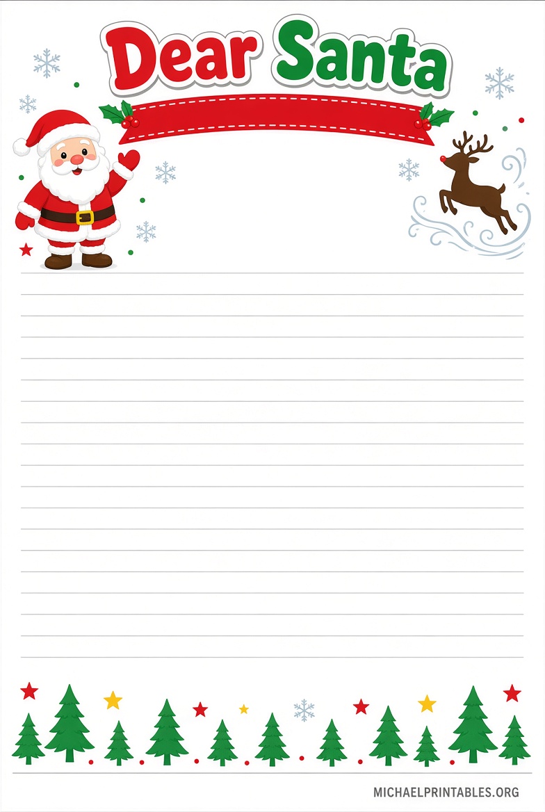 Free Santa Claus Stationery Printables Guide